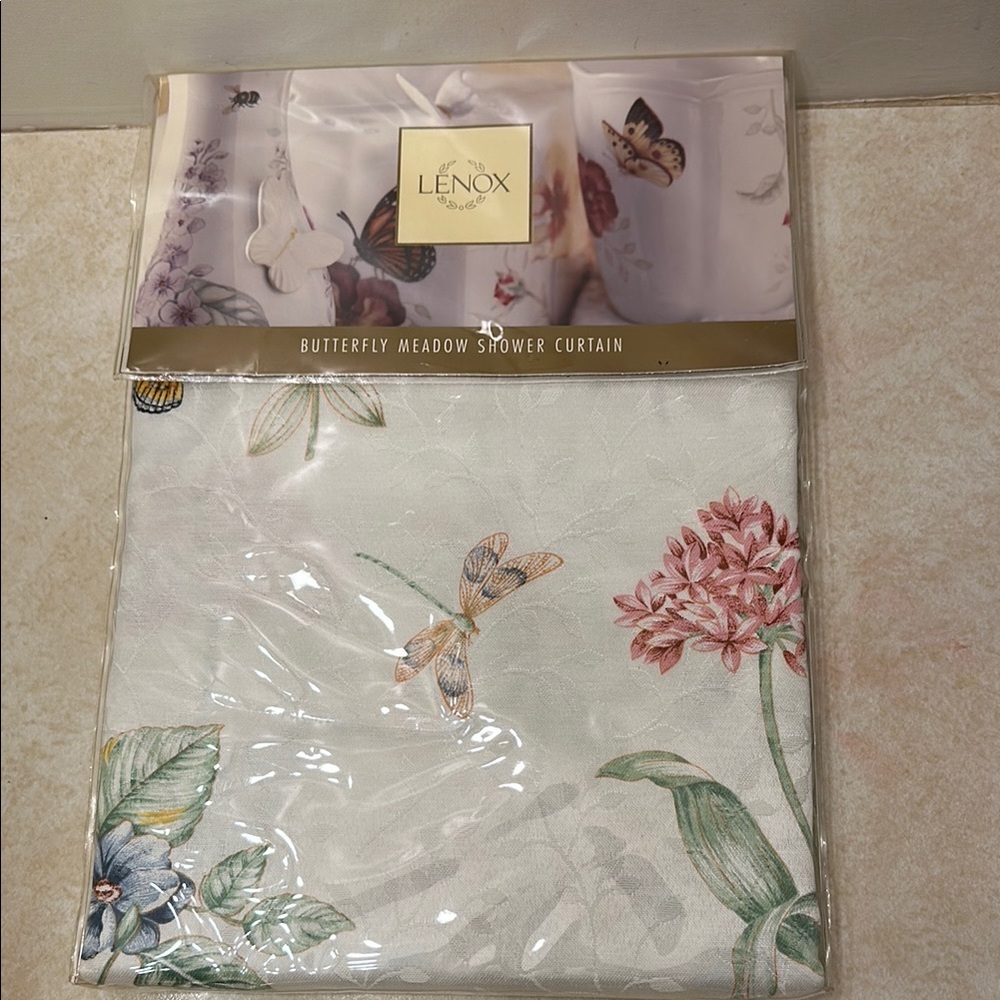 Lenox Butterfly Meadow Floral Curtain
